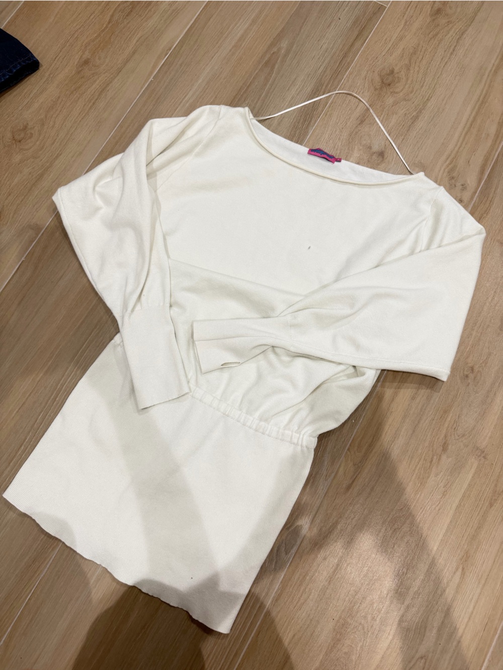Edikted white sweater dress